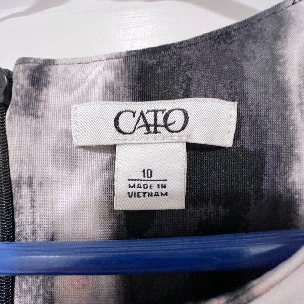 Cato Black and White Sleeveless Sheath Dress - Picture 3 of 3